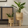RATTAN PLANT STAND