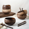 COCONUT BOWL AND COCONUT SPOON