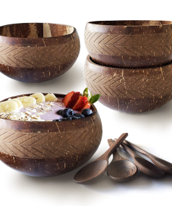 Alternative view of COCONUT BOWL AND COCONUT SPOON GIFT SET