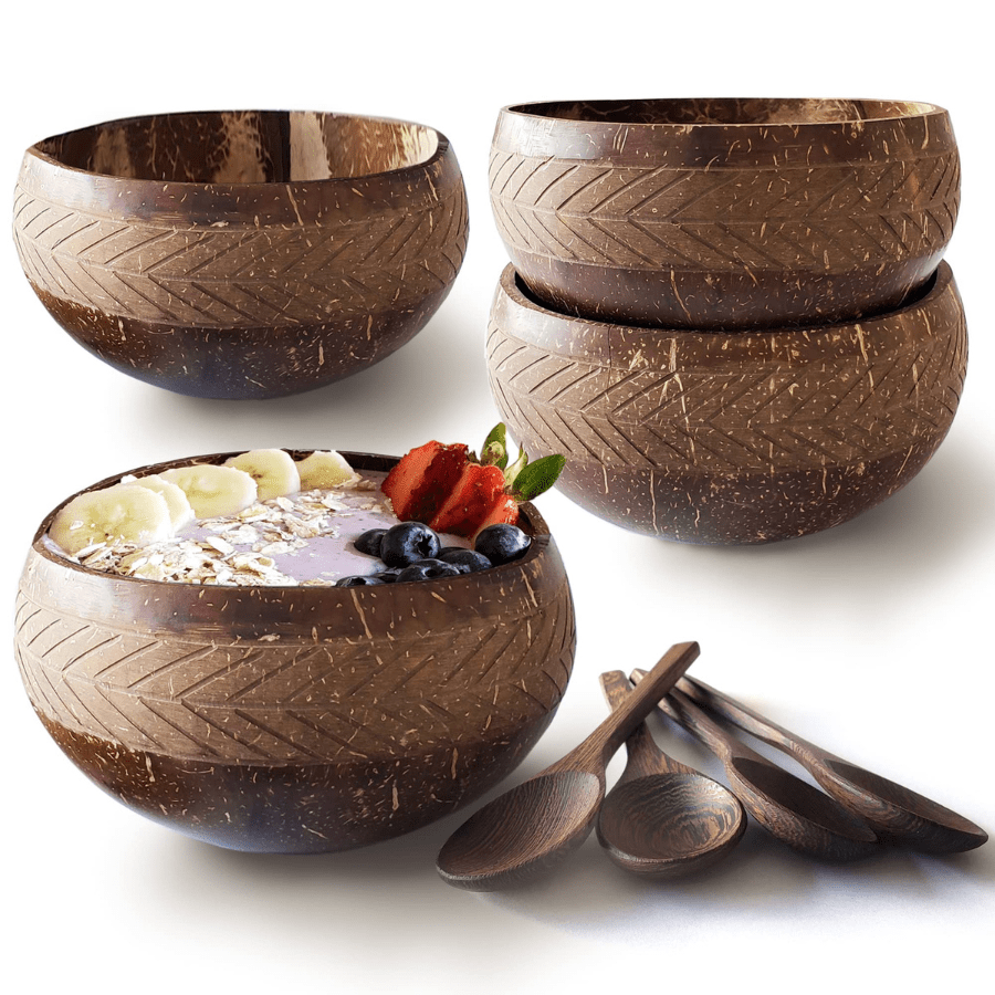 COCONUT BOWL AND COCONUT SPOON GIFT SET - Image 2