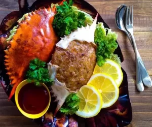 dried crab shell