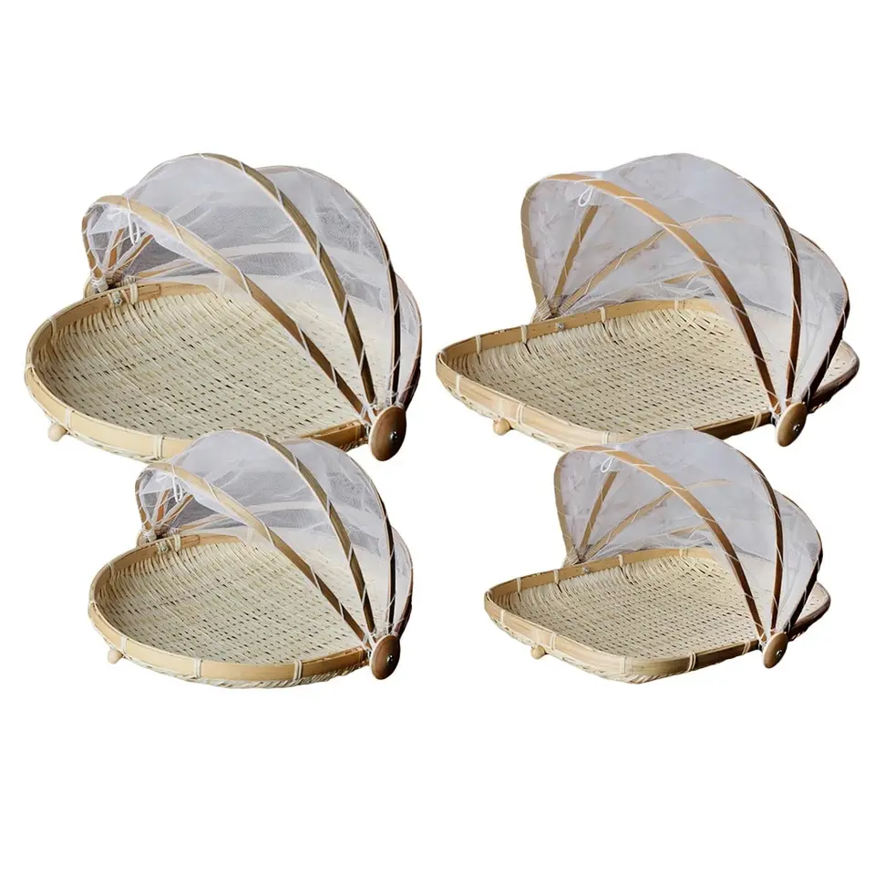 Bamboo Winnowing Basket Tray - Image 2