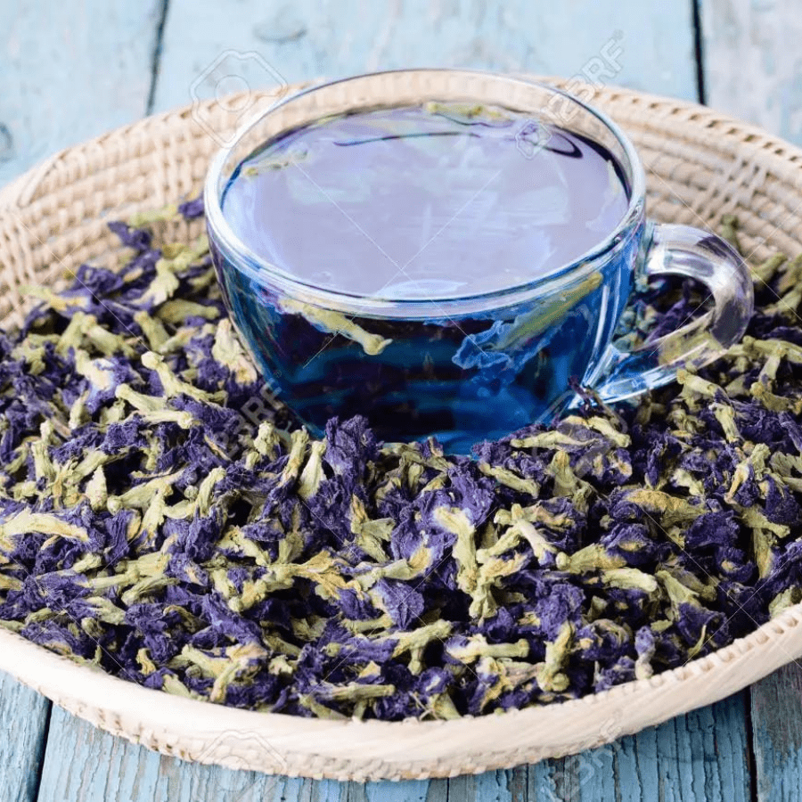 DRIED BUTTERFLY PEA FLOWERS