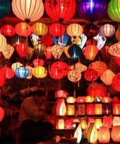 Alternative view of SILK LANTERNS