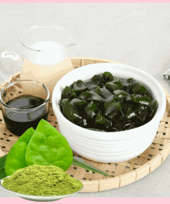 Green grass jelly