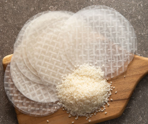 Premium Quality Rice Paper from Vietnam by VDELTA – made from pure rice flour and naturally sun-dried for global export.